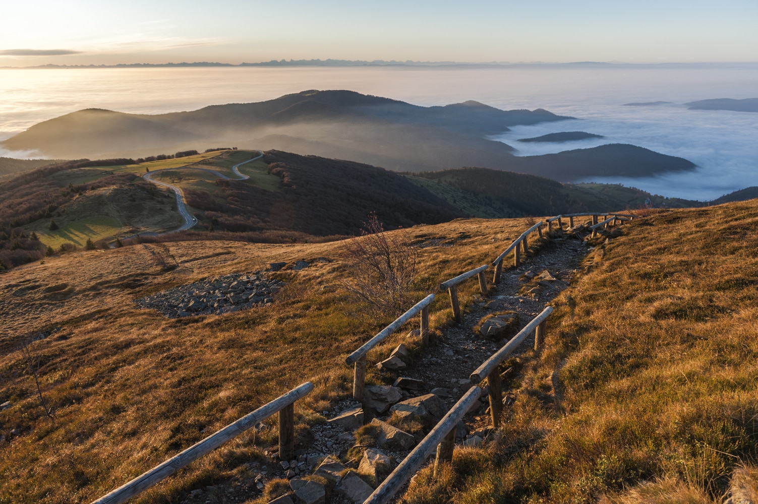 Le massif des Vosges Бургундия
